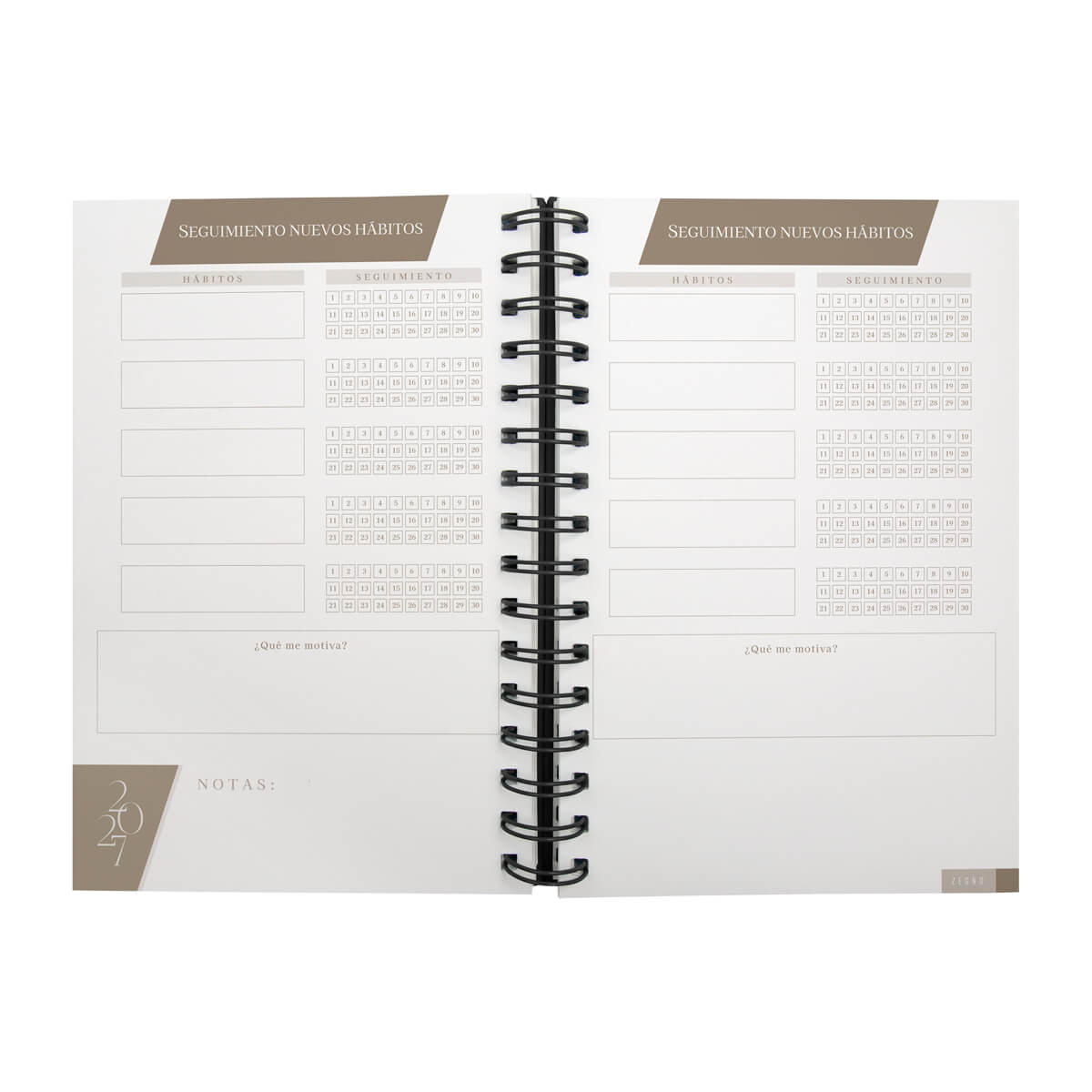 AGENDA DIARIA LETTE 2027