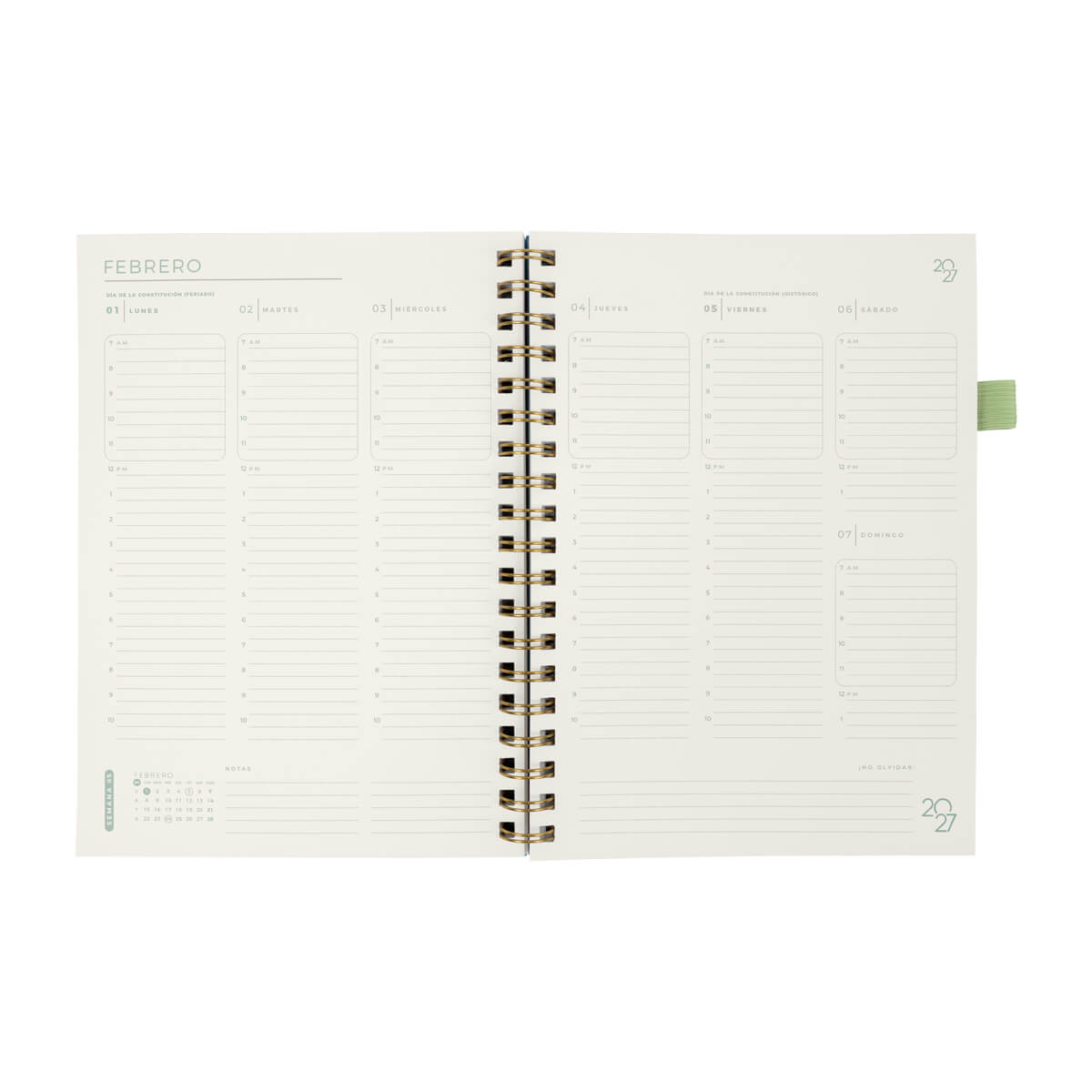 AGENDA SEMANAL TERRA 2027